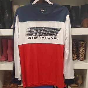 Stussy International Colorblock Long Sleeve Shirt